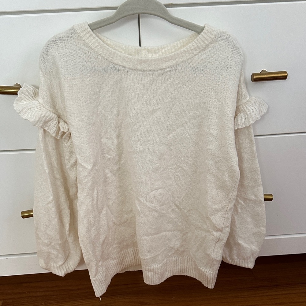 Gap toddler girl ruffle sweater